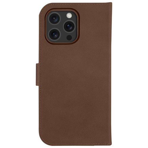 Dbramante1928 Lynge 2-in-1 Wallet Case with MagSafe for iPhone 16 Pro Max - Tan