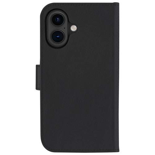 Étui-portefeuille 2-en-1 Lynge de Dbramante1928 avec MagSafe pour iPhone 16 - Noir