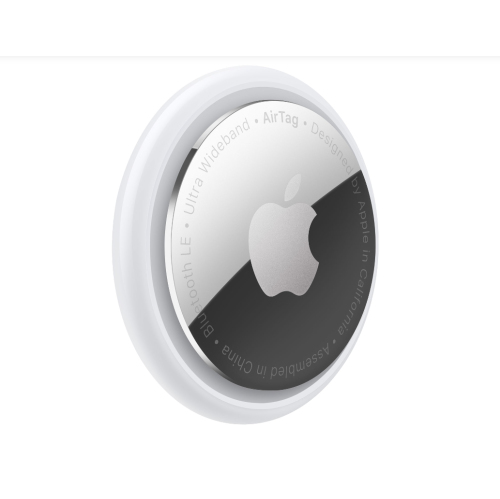 Nouveauté : dispositif de repérage d'article Bluetooth AirTag d'Apple - Paquet de 4 - Blanc