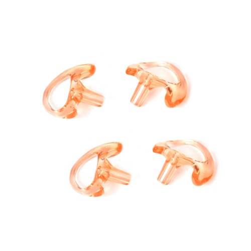 HYSHIKRA Silicon Ear Mold Replacement Earmold Earbud Earplug for Motorola Kenwood 2-Way Radio Air Acoustic Earpiece Headset Air Acoustic Coil Tube