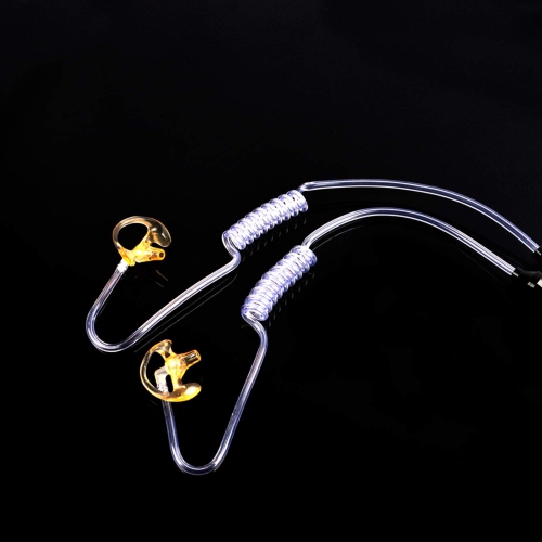 HYSHIKRA Silicon Ear Mold Replacement Earmold Earbud Earplug for Motorola Kenwood 2-Way Radio Air Acoustic Earpiece Headset Air Acoustic Coil Tube
