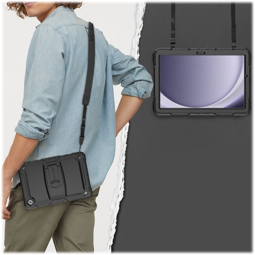 SaharaCase - DEFENSE Series Case for Samsung Galaxy Tab A9+ - Black
