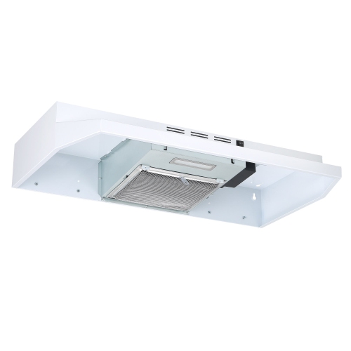 ANCONA  " 30"" 160 Cfm Convertible Under Cabinet Range Hood In White"