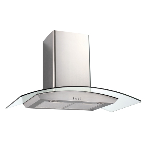 Wall Glass Canopy 30" 450cfm