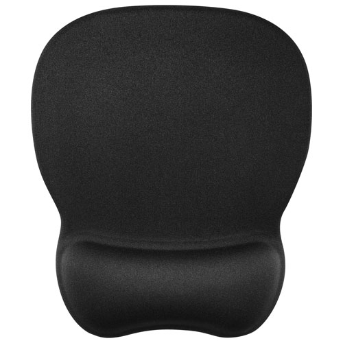 Tapis de souris à repose-poignet d'Insignia - Noir- Exclusivité de Best Buy