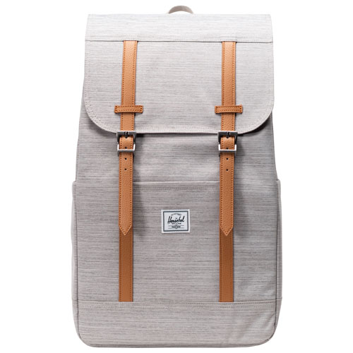 Herschel Supply Co. Retreat 15 16 Laptop Backpack Light Grey Crosshatch