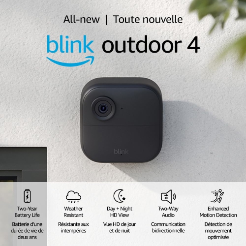 Blink Outdoor 4 Wire-Free 1080p Full HD IP Security Camera System - 2 camera system