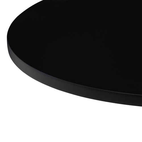 Contemporary Round Bar Table - Black