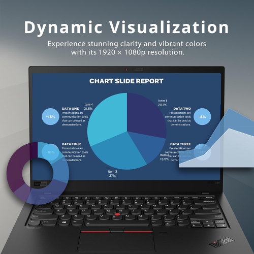 Lenovo Thinkpad X1 Carbon Gen 8 14" FHD Touchscreen Laptop, Intel Core i7-10610U, 2TB PCIe SSD, 16GB RAM, Backlit Keyboard, Fingerprint Reader, Win