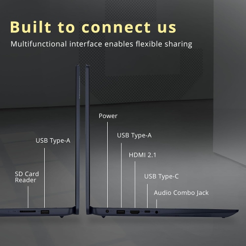 Lenovo IdeaPad 15.6" FHD Touchscreen Laptop, Intel Core i5-1155G7,1TB PCIe SSD, 16GB RAM, Intel Iris Xe Graphics, HD Webcam, Win 11, Abyss Blue, 32GB