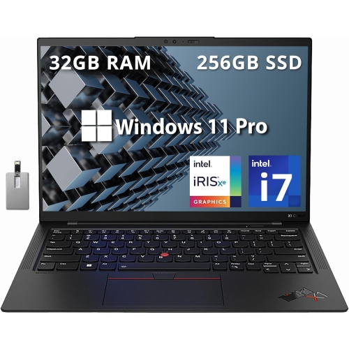 Lenovo ThinkPad X1 Carbon Gen 10 14 écran tactile HD intégrale Busabilité Laptop, 12th Intel Core i7-1280P, 256&nbsp;Go SSD PCIe, 32&nbsp;Go RAM,