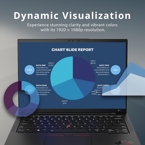 Lenovo ThinkPad X1 Carbon Gen 10 14 écran tactile HD intégrale Busabilité Laptop, 12th Intel Core i7-1280P, 256 Go SSD PCIe, 32 Go RAM,