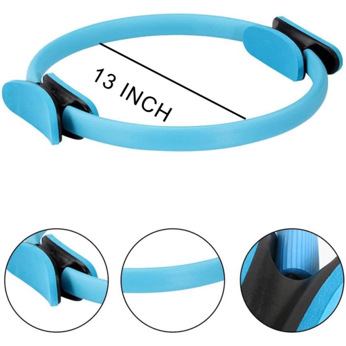 Anneau de mise en forme avec anneau de pilates Stanz pour plus de flexibilité sculpture posture 13 po (bleu)