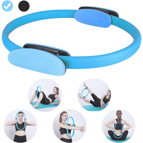 Anneau de mise en forme avec anneau de pilates Stanz pour plus de flexibilité sculpture posture 13 po (bleu)