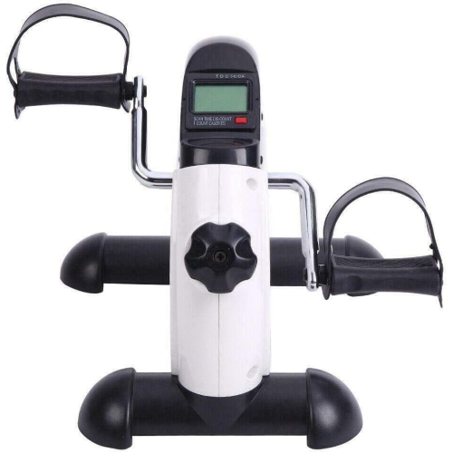 Stanz 2024 New Version Mini Exercise Bike Pedal Exerciser with LCD Monitor for Leg and Arm Exercise