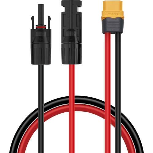 ALLPOWERS  Solar Female And Male Connector to Xt60 Adapter Cable