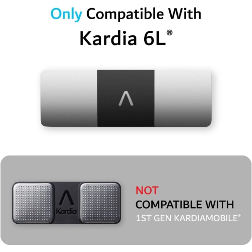 Étui de voyage en cuir de TUDIA compatible avec KardiaMobile 6&nbsp;L - Pêche