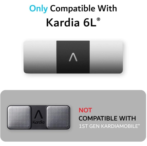 Étui de voyage en cuir de TUDIA compatible avec KardiaMobile 6&nbsp;L -