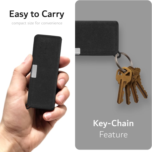 Étui de voyage en cuir de TUDIA compatible avec KardiaMobile 6&nbsp;L -