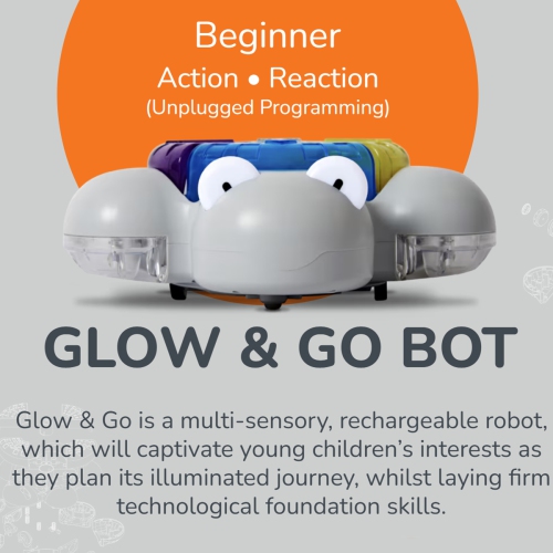 TTS Programming Journey STEAM Coding Toy Robots Bundle - Glow & Go Bot, Bee-Bot, Blue-Bot, Tuff-Bot the Rugged Robot, Loti-Bot, Oti-Bot Programmable