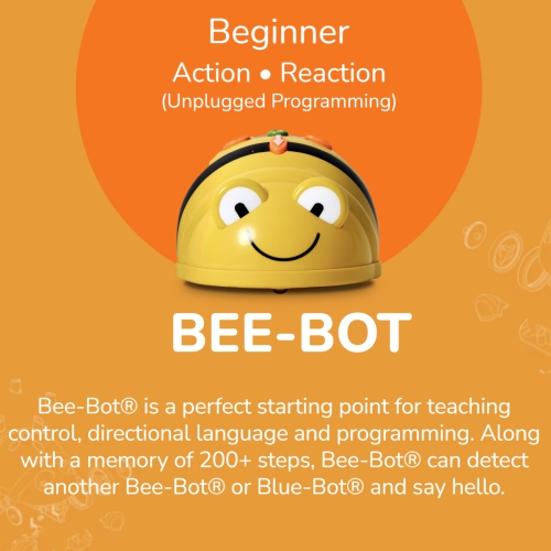 TTS Programming Journey STEAM Coding Toy Robots Bundle - Glow & Go Bot, Bee-Bot, Blue-Bot, Tuff-Bot the Rugged Robot, Loti-Bot, Oti-Bot Programmable