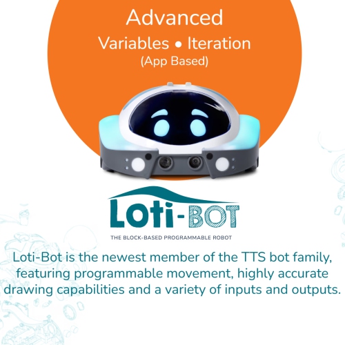 TTS Programming Journey STEAM Coding Toy Robots Bundle - Glow & Go Bot, Bee-Bot, Blue-Bot, Tuff-Bot the Rugged Robot, Loti-Bot, Oti-Bot Programmable