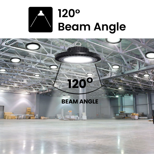 120-347V LED UFO High Bay Light, 240W 33600LM 5000K Daylight, LED Round Highbay Light, 0-10V Dimmable Commercial LED Shop Light, IP65 Waterproof cUL