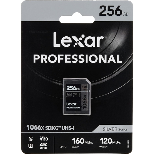 Lexar SDXC Card 256GB 1066x V30 U3