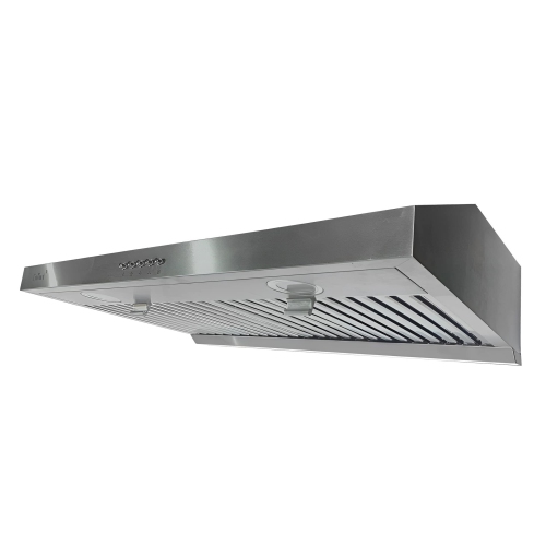 CROWN  30" 800 Cfm Powerful Stainless Steel Under Cabinet Range Hood - Ultra Quiet Design \w Adjustable Speed Control - Stylish & Efficient Kitchen