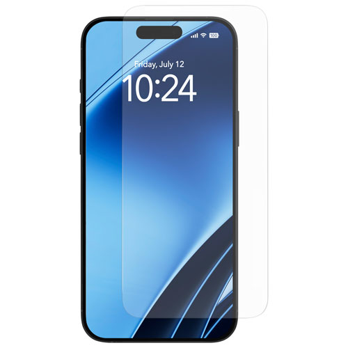 Protecteur d'écran en verre antireflet d'Insignia pour iPhone 16 - Paquet de 3 - Exclusivité de Best Buy