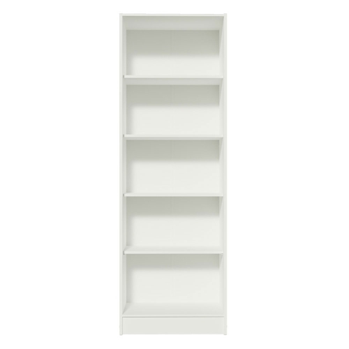 Madesa Modern Pantry Storage Cabinet Armoire Closet with 2 Doors and 5 Utility Shelves 23"L Wooden Organization Unit - White