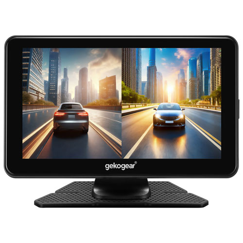 Caméra de tableau de bord avec écran tactile 7 po et carte microSD 32 Go Orbit C110 de GekoGear