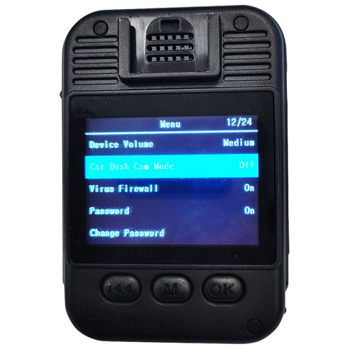 GekoGear Aegis 110 Full HD 1080p Body Camera with 2" LCD Screen
