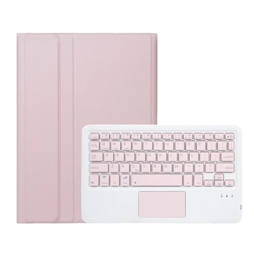 Samsung Galaxy Tab A9+ X210/X215/X216 Leather Case | Wireless Keyboard with Touchpad & Pen Slot - Pink