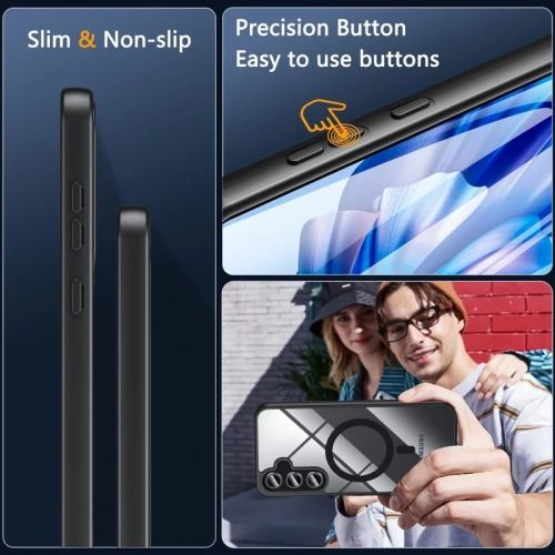 Samsung A35 5G Case | Magnetic Shockproof Military Grade Drop Protection with Screen Protector