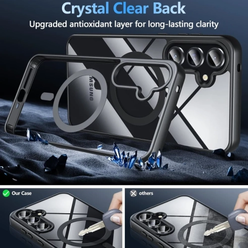 Samsung A35 5G Case | Magnetic Shockproof Military Grade Drop Protection with Screen Protector