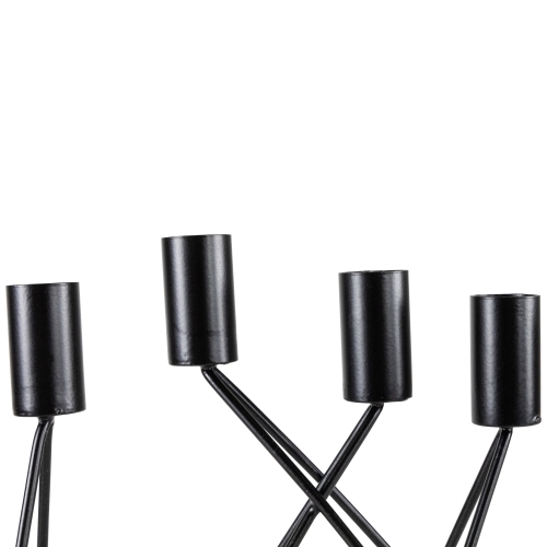 Modern 10 Taper Candle Holder Candelabra - 22.5" - Black