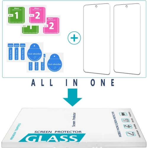 (Paquet de 2) Protecteur d'écran en verre trempé pour Galaxy A35 5G et A55 5G de Samsung | antirayure, sans bulles