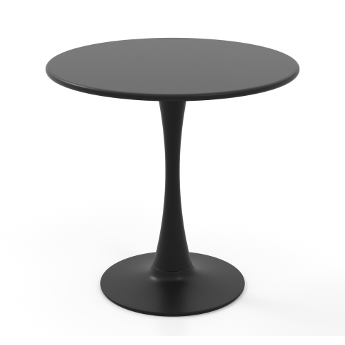 Costway 31.5" Round Dining Table with Anti-Slip PP Ring Modern Bistro Table for Dining Room