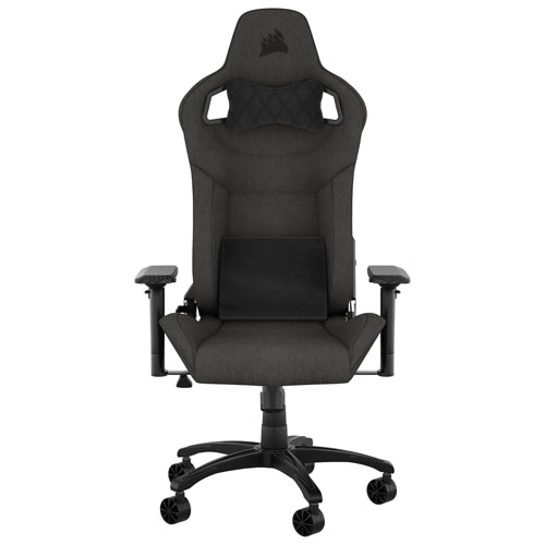 Corsair T3 Rush Fabric Ergonomic Gaming Chair - Charcoal