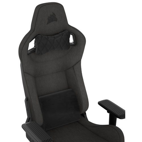 Corsair T3 Rush Fabric Ergonomic Gaming Chair - Charcoal