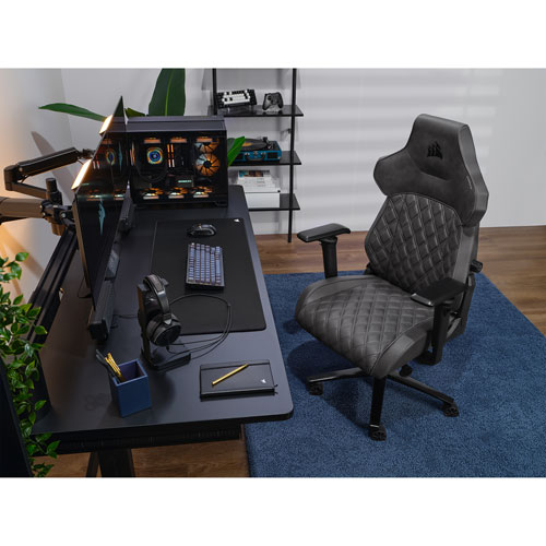 Corsair TC500 Luxe Ergonomic Fabric Gaming Chair - Black