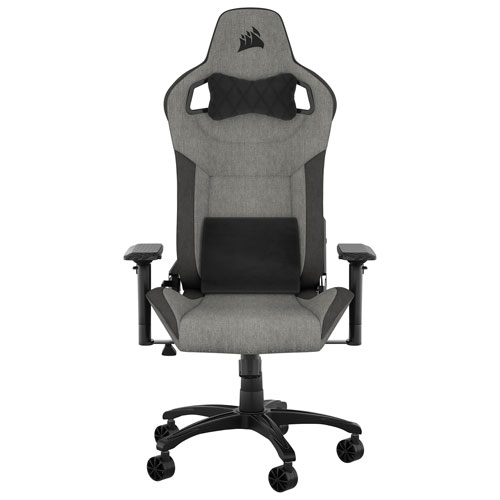 Corsair T3 Rush Fabric Ergonomic Gaming Chair - Charcoal/Grey