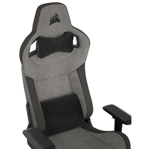 Corsair T3 Rush Fabric Ergonomic Gaming Chair - Charcoal/Grey