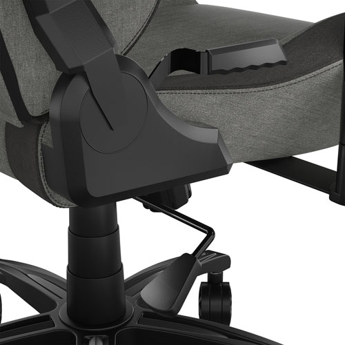 Corsair T3 Rush Fabric Ergonomic Gaming Chair - Charcoal/Grey