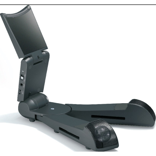 DBI  Lil' Wiz Bluetooth Speaker/stand In Black