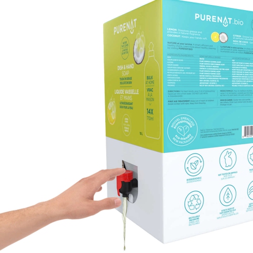 Purenature Dish and Hand Soap Bulk Refill 10L