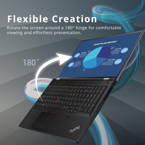 Lenovo ThinkPad T15g Gen 1 15.6" 4K Touchscreen Laptop, Intel Xeon W-10855M Processor, 2TB PCIe SSD, 64GB RAM, GEForce RTX2080, Black, Win 10 Pro,