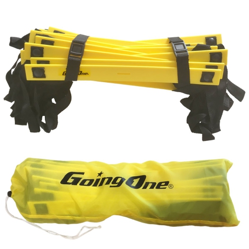 Going One Sports Agility Ladder - Speed Training Equipment for Soccer, Football, Hockey, Basketball, Boxing, Tennis; Workout Ladder for Footwork