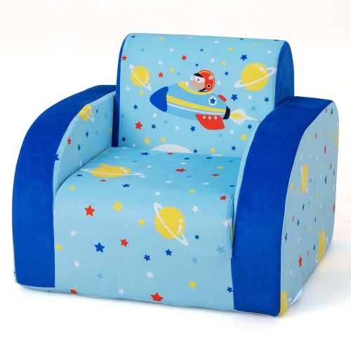 Fauteuil de relaxation convertible 3-en-1 avec divan pour enfants multifonction de Costway